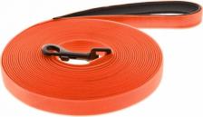 Амуниция для собак Ferribiella тонкий силиконовый поводок, оранжевый (2*120 см)