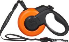 Амуниция для собак Fida Рулетка Ranger Mars S шнур 5м белая/черная для собак до 15кг