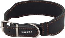 Амуниция для собак Каскад Ошейник переменной ширины для собак, ширина 3 см, обхват шеи 30-38 см, черный
