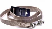 Амуниция для собак Papillon нейлоновый поводок 10мм-120см, серый 170317, 0,033 кг