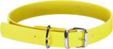 Амуниция для собак Papillon ошейник из биотана, жёлтый (35 см)