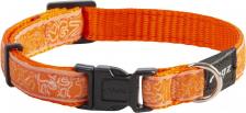 Амуниция для собак Rogz ошейник для собак особо крупных пород размер XL серия Fancy Dress, обхват шеи 340-560 мм, оранжевый