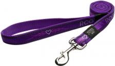 Амуниция для собак Rogz Поводок удлиненный для собак Fancy Dress XL-25мм 1,8 м, Фиолетовый HLL02BJ