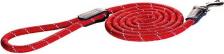 Амуниция для собак Rogz поводок удлиненный круглый для крупных собак размер L серия ROPE длина 1,8м красный