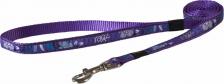 Амуниция для собак Rogz удлиненный поводок Fancy dress: "Фиолетовый лес" (L)