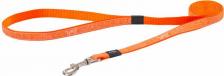 Амуниция для собак Rogz Универсальный поводок для собак, нейлон, металл, оранжевый, длина 1.8 м