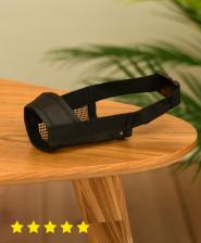 Амуниция для собак Tappi Намордник Каду, нейлоновый, сетчатый, регулируемый, 22-27 см, L