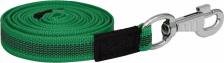 Амуниция для собак Tappi Поводок для собак Флэч с латексной нитью, двухсторонний, зеленый, 300x2 см