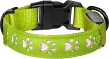 Амуниция для собак Tappi Светодиодный ошейник Нокко, зелёный S