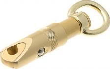 Амуниция для собак ZooOne Карабин Эволюшн, цилиндрический, бронза, 10х55х10 мм