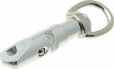 Амуниция для собак ZooOne Карабин Эволюшн цилиндрический, уголь, 12х68х14 мм