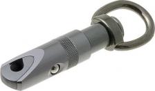 Амуниция для собак ZooOne Карабин Эволюшн цилиндрический, уголь, 14х78х16 мм