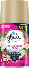Аромат для дома Glade Сменный баллон для освежителя воздуха Automatic Кокосовый Бали, 269 мл
