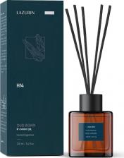 Аромат для дома Lazurin ДИФФУЗОР с палочками "Oud Again" – полезный и эстетичный аксессуар для дома.Элегантный флакон с парфюмерной композицией и несколько палочек наполнят