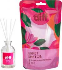 Аромат для дома Master Диффузор ароматический Aroma Diff, 50 мл, букет цветов