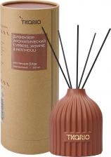 Аромат для дома Tkano Диффузор ароматический Cypress, Jasmine & Patchouli для дома с палочками из коллекции Edge 200 мл, TK23-DIF0021