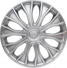 Автопринадлежность Airline Колесные колпаки 15" Волтек, серебристый, карбон, комплект 2 шт. AWCC-15-14