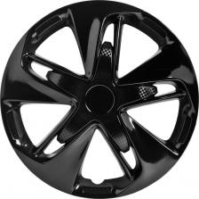 Автопринадлежность Airline Колесные колпаки 16" Супер Астра, черный глянец, карбон, комплект 2 шт. AWCC-16-04