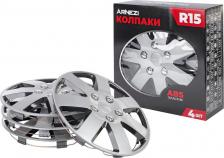 Автопринадлежность Arnezi Колпаки колесные R15 Rigel 4шт A0702063 Стильные и практичные колпаки для дисков, создающие завершенный внешний вид автомобиля и защищающие колесные
