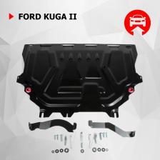 Автопринадлежность АвтоБроня Защита картера и КПП для Ford Kuga II 2013-2019, сталь 1.8 мм, 111.01873.1
