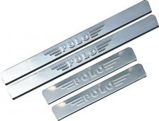 Автопринадлежность DolleX Накладки на пороги Volkswagen Polo 2010-2017 NPS-049