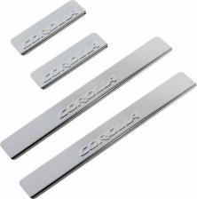 Автопринадлежность DolleX Накладки внутренних порогов TOYOTA Corolla <-2013 NPS-045