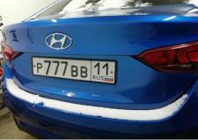 Автопринадлежность DolleX Силиконовая рамка номерного знака SPL-65