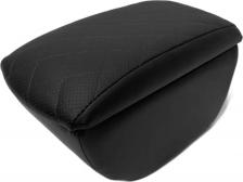 Автопринадлежность PSV Автоподлокотник Skoda Yeti 2009 РОМБ отстрочка красная черная перфорированная экокожа 135600