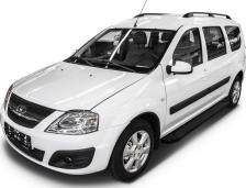 Автопринадлежность Rival Автомобильные пороги для Lada Largus универсал 2012-2021 г.в./Largus Cross универсал 2014-2021 г.в. F193ALB.6001.2