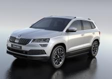 Автопринадлежность Rival Пороги на автомобиль для Skoda Karoq 2020-н.в. Premium-Black