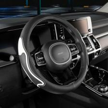 Автопринадлежность Skyway Оплётка руля Combo-13 эко-кожа черный|белый