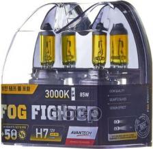 Автосвет Avantech Лампа высокотемпературная FOG FIGHTER H7 12V 55W 3000K - 2 шт