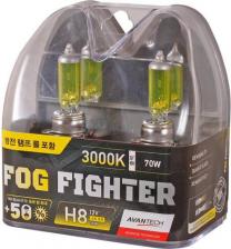 Автосвет Avantech Лампа Высокотемпературная H8 12v 35w 3000k, Комплект 2 Шт. арт. AB3008