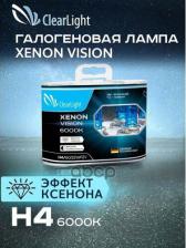 Автосвет ClearLight Комплект ламп H4 12V-60/55W XenonVision (2 шт.) MLH4XV