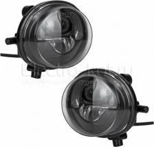 Автосвет MTF Light Фары противотуманные светодиодные мазда, линза, 12В, 5000К, 10Вт, ЕСЕ R19, E4, комплект
