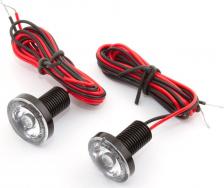 Автосвет MTF Light Габаритные автомобильные огни светодиодные ф25мм, 12в, 1вт, есе r7, e4, встраиваемые, 2шт., PLR25I