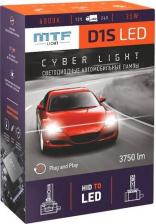 Автосвет MTF Light Комплект головного света диодный, серия CYBER LIGHT, D1S, 85V, 35W, 3750lm, 6000K, кулер, комплект.2шт.|DPD1S6|