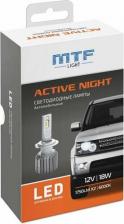 Автосвет MTF Light Светодиодные лампы Active Night H4 6000K (2 лампы)