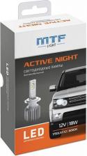 Автосвет MTF Light Светодиодные лампы серия ACTIVE NIGHT, H7, 18W, 1750lm, 6000K, комплект