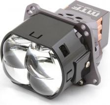 Автосвет MTF Light Светодиодные модули ближнего/дальнего света BI LED QUADRIX 3.0" 4 линзы/квадрат 58/80W 6000K 12V - двухрежимные модули освещения проекторного типа