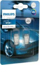 Автосвет Philips Лампа автомобильная светодиодная 11961U30CWB2, W5W, 12В, 0.6Вт, 6000К, 2шт
