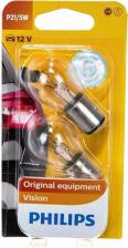 Автосвет Philips Сигнальная лампа 12V P21/5W (блистер 2 лампы) арт. 12499B2