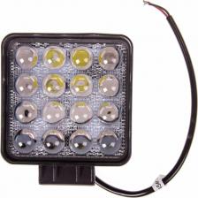 Автосвет Skyway Фара светод. OFF ROAD 105*105мм квадр 12V/24V 48W 6000К 16 диодов