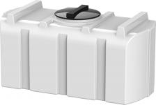 Бак Polimer Group Бак для жидкостей R 300 300 л пластиковый с крышкой белый