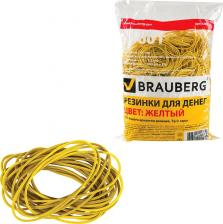 Банковское оборуд. Brauberg Резинки для денег, желтые, 1000 грамм