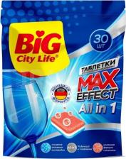 Бытовая химия BIG City Life Таблетки для ПММ Big City Ultra all in 1, 30 шт