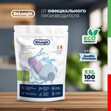 Бытовая химия Delonghi таблетки для посудомоечной машины ALL IN 1 XXL, 100 штук, с комплексом энзимов, с активным кислородом, бережное и экологичное очищение, без отдушек