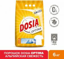 Бытовая химия Dosia Reckitt Benckiser Порошок стиральный Optima Альпийская Свежесть автомат 6 кг