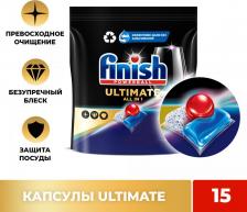 Бытовая химия Finish Средство для мытья посуды в посудомоечной машине ultimate 15 шт