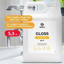 Бытовая химия Grass Чистящее средство для сан. узлов "Gloss Professional" 5 л